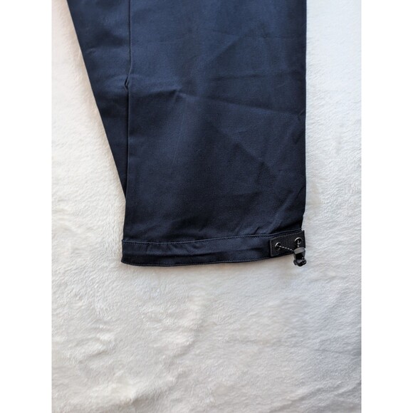 Kennedy Denim Co Belted Cargo Pants Drawstring Ankles Navy Blue NWT Size Large - Picture 9 of 15